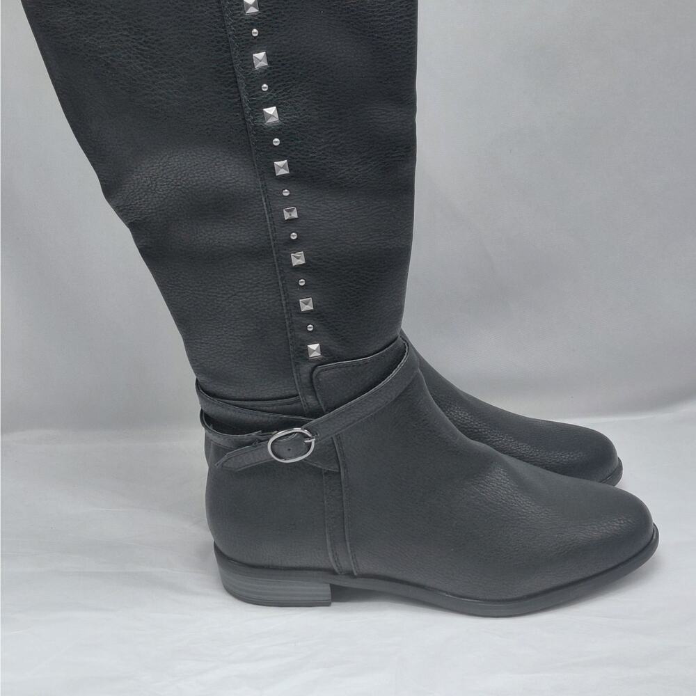 Rialto Over the Knee Riding Boots Womens 6M Western Chic Coastal Cowgirl Biker - Picture 9 of 14